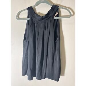 Sofia Made in Italy Charcoal Gray Sleeveless Top Sz M